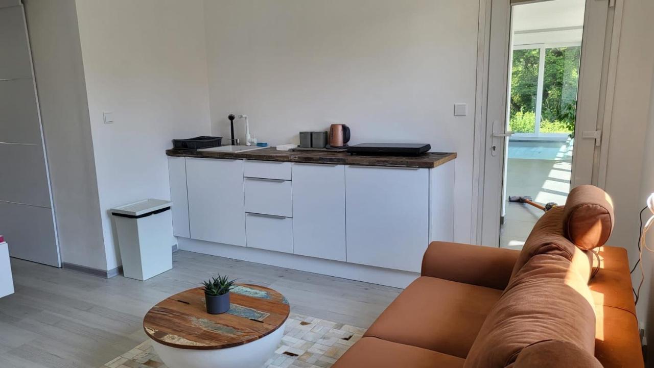 Apartman S Bazenem A Saunou Kadan Bagian luar foto
